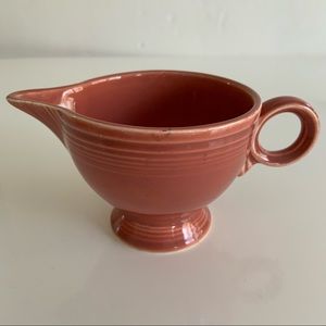 Fiesta 1950’s Rose Creamer. Very Good.